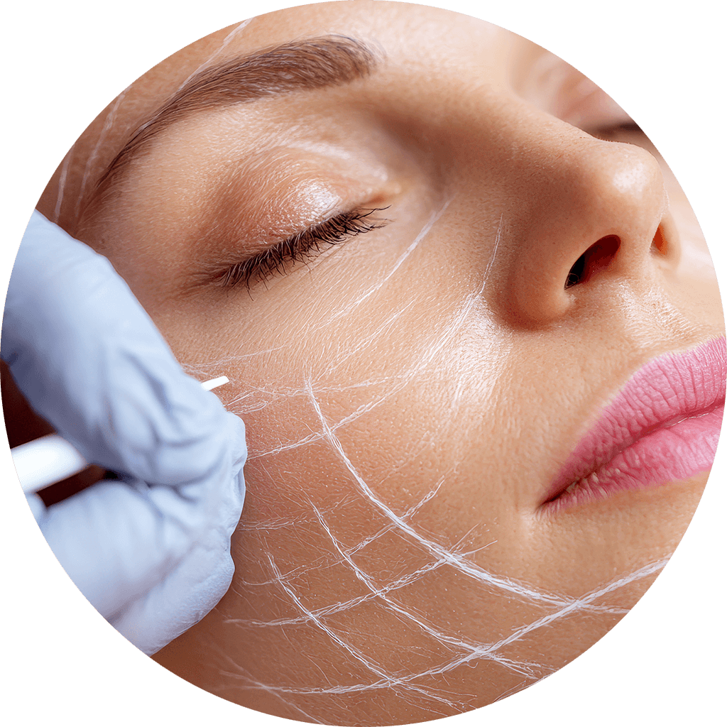 糸の挿入・リフトアップ